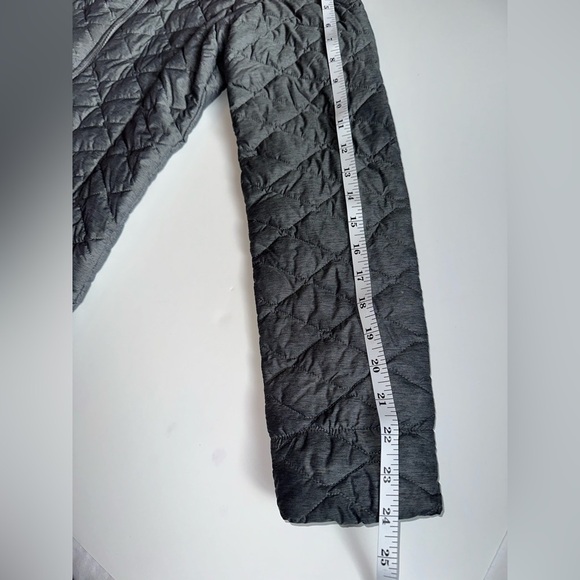 The North Face ThermoBall Parka Jacket Womens XS Gray Quilted Hooded Long Puffer - Picture 9 of 12